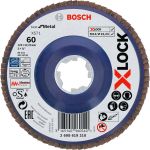 Шліфкруг складчастий Bosch X571 Best for Metal 125 мм G60 прямий (2608619210)