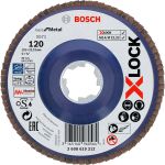 Шліфкруг складчастий Bosch X571 Best for Metal 125 мм G120 прямий (2608619212)