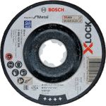 Круг обдирний Bosch X-Lock Expert for Metall, 115х6х22,23 мм, увігнутий (2608619258)