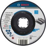 Зачисний круг Bosch PRO Metal 125x6x22.23 мм X-Lock випуклий (2608619366)