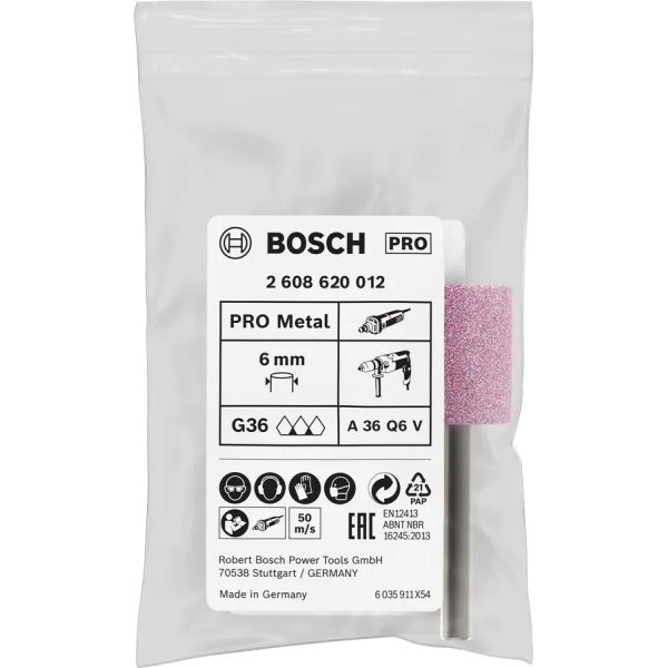 Шліфувальна головка Bosch Pro Steel 20x25 мм, G36 (2608620012)