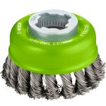 Щітка зачисна Bosch X-Lock 75 мм вузлики Inox 0,5 мм (2608620729)