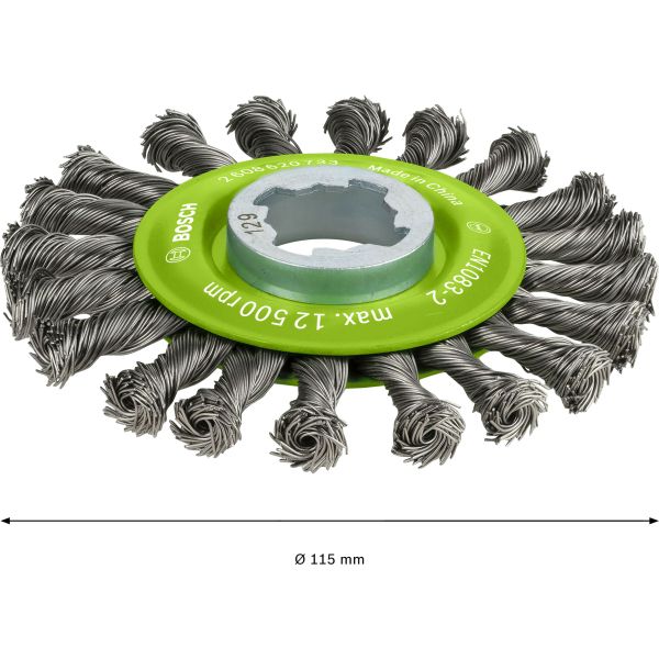 Дискова щітка Bosch PRO Stainless Steel heavy, X-Lock, 115х0.5 мм (2608620733)