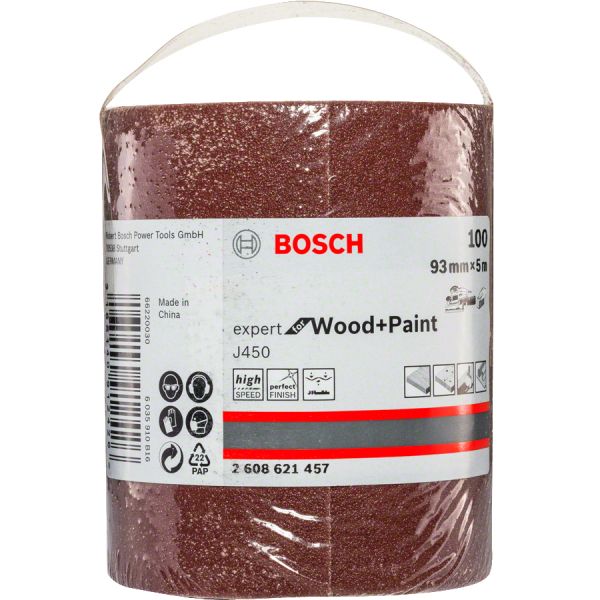 Шліфрулон Bosch J450, 93?5000 мм, G100 (2608621457)