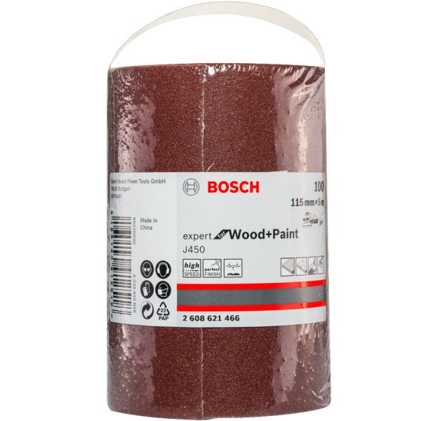 Шліфрулон Bosch J450, 115?5000 мм, G100 (2608621466)
