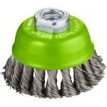Щітка Bosch нержавіюча 75 мм, 0,5 мм, M14 (2608622060)