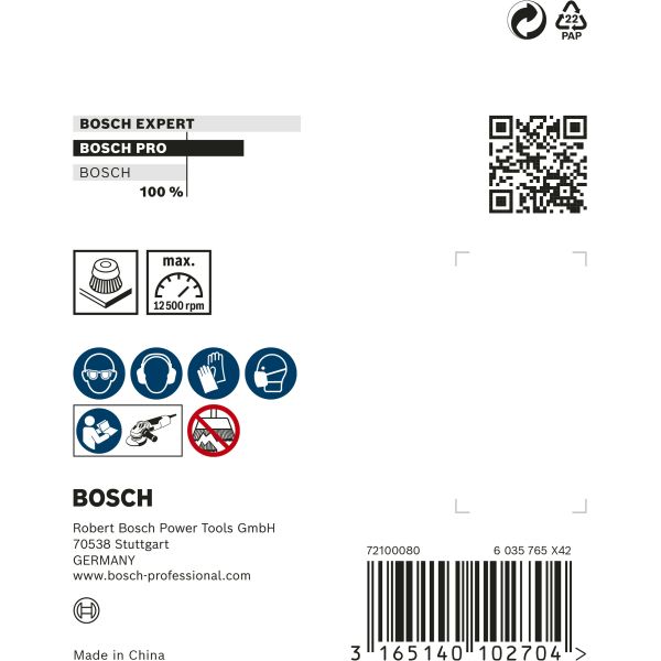 Чашкова щітка Bosch PRO Metal clean М10 75x0.3 мм (2608622062)