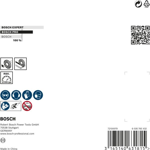 Щітка-крацовка Bosch Pro Metal clean 115x0.3 мм, М14 (2608622101)