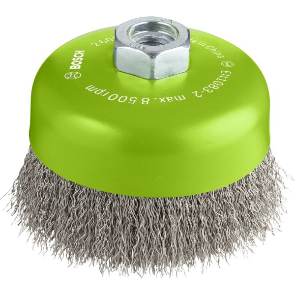 Зачисна чашкова щітка Bosch Pro Stainless Steel clean 100x0.3 мм, М14 (2608622103)