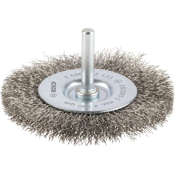 Дискова щітка Bosch PRO Stainless Steel clean 80x0.2 мм прямий хвостовик (2608622123)