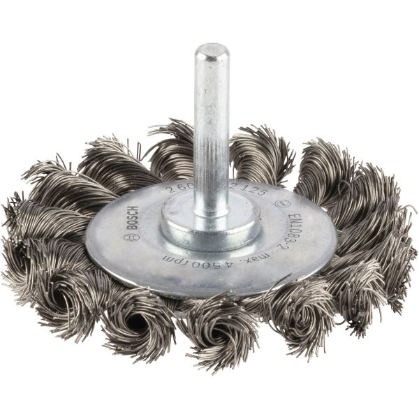 Дискова щітка Bosch PRO Stainless Steel heavy, кручена, прямий хвостовик, 70x0,35 мм (2608622125)