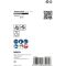 Дискова щітка Bosch PRO Stainless Steel heavy, кручена, прямий хвостовик, 70x0,35 мм (2608622125)