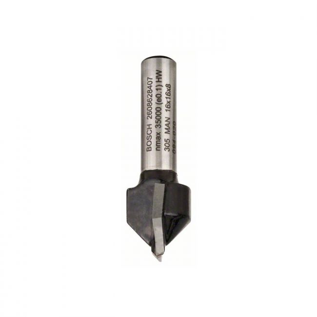 Фреза пазовая Bosch Standard for Wood V-Groove Bit 90° 16х45х8 мм (2608628407)