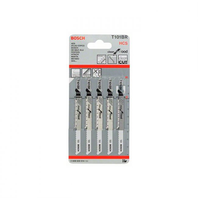 Пильное полотно по дереву Bosch T 101 BR (5 шт.) (2608630014)