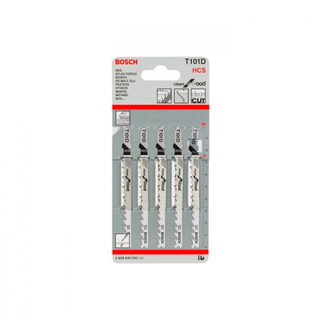 Пильное полотно по дереву Bosch T 101 D (5 шт.) (2608630032)