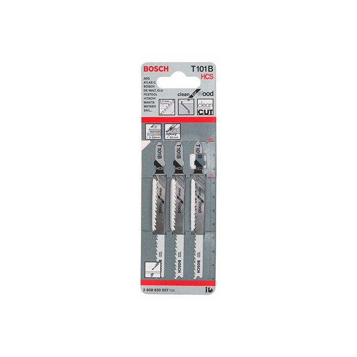 Пильное полотно по дереву Bosch T 101 B (3 шт.) (2608630557)