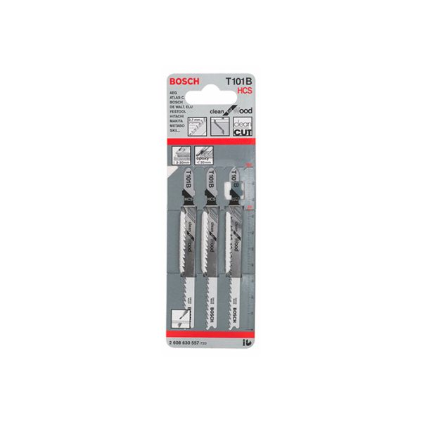 Пильное полотно по дереву Bosch T 101 B (3 шт.) (2608630557)