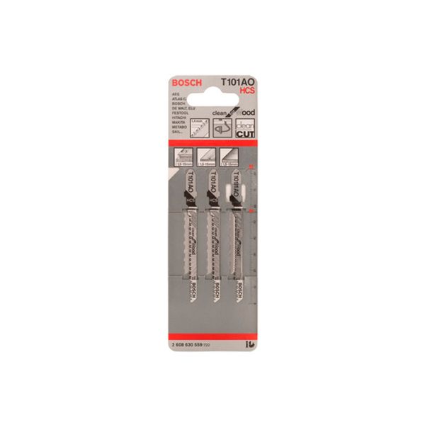 Пильное полотно по дереву Bosch T 101 AO (3 шт.) (2608630559)