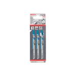 Пильное полотно по алюминию Bosch T 127 D (3 шт.) (2608631508)