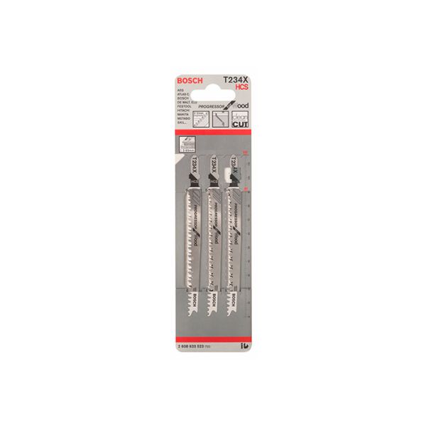 Пильное полотно по дереву Bosch T 234 X (3 шт.) (2608633523)