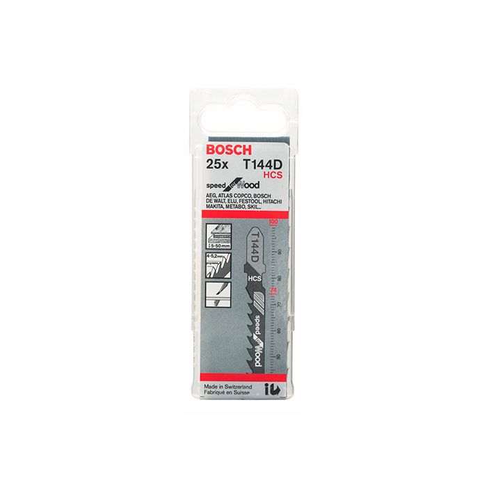 Пильное полотно по дереву Bosch T 144 D (25 шт.) (2608633625)