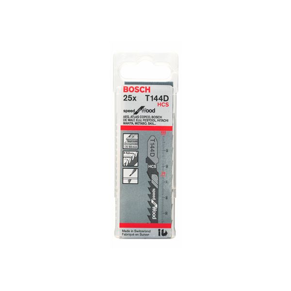 Пильное полотно по дереву Bosch T 144 D (25 шт.) (2608633625)