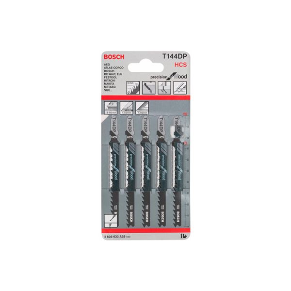 Пильное полотно по дереву Bosch T 144 DP (5 шт.) (2608633A35)