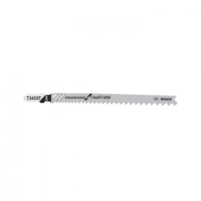 Пильное полотно по дереву с металлом Bosch T 345 XF (100 шт.) (2608634486)