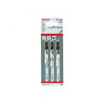 Пильное полотно по картону, ковровому покрытию, коже Bosch T 113 A (3 шт.) (2608635177)