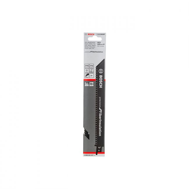 Пильное полотно Bosch S 1113 AWP Precision for Fiber Insulation (2 шт.) (2608635527)