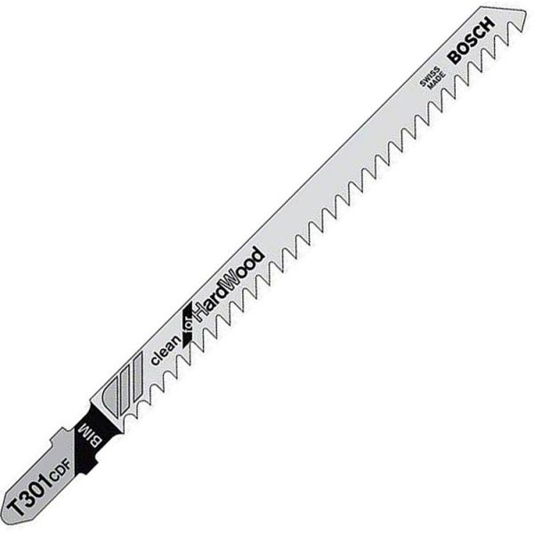 Пилка Bosch по дереву T 301 CDF, 3?117 мм, 5 шт (2608636229)
