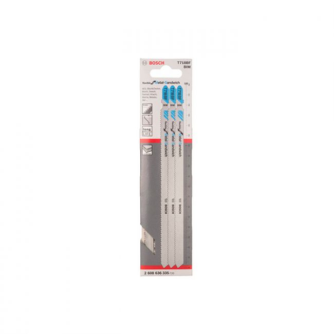 Пильное полотно по металлу Bosch T 718 BF (3 шт.) (2608636335)