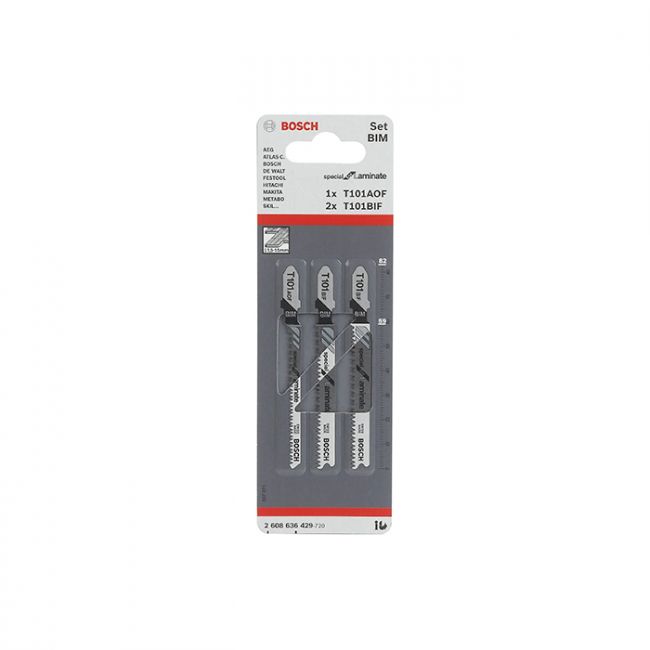 Набор пильных полотен по ламинату Bosch Special for Laminate (3 шт.) (2608636429)