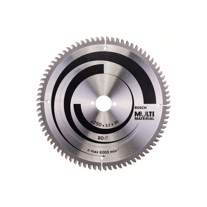 Диск пильный Bosch 250x30x80T MULTIMATER (2608640516)