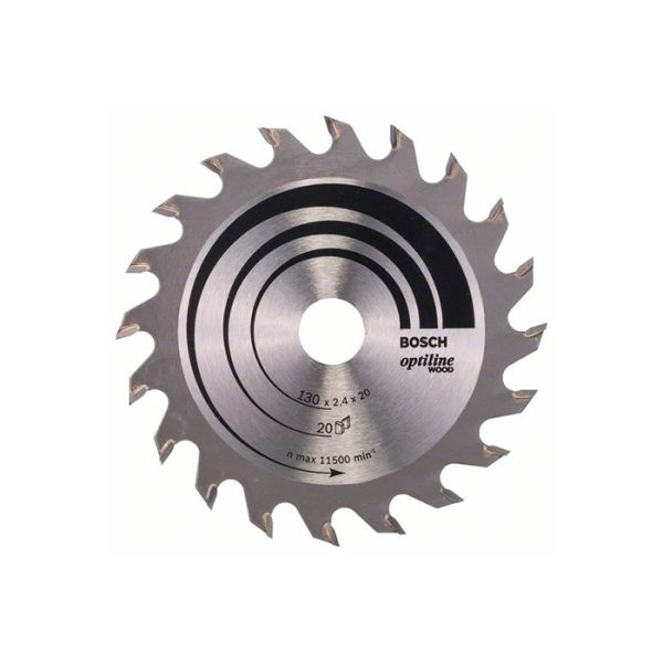 Диск пильный по дереву Bosch 130x20x20T Optiline Wood (2608640582)