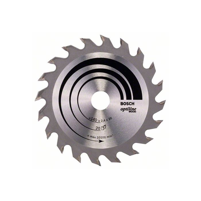 Диск пильный по дереву Bosch 140x20/12.7x20T Optiline Wood (2608640586)