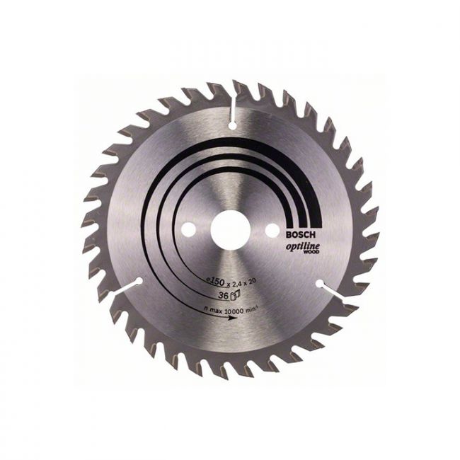 Диск пильный по дереву Bosch 150x20/16x36T Optiline Wood (2608640593)
