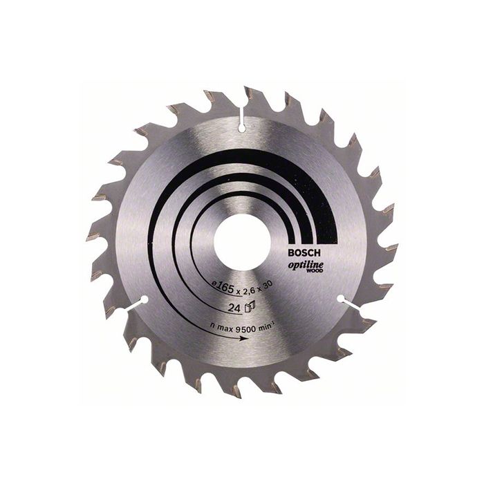 Диск пильный Bosch 165x30x24T OPTILINE (2608640602)