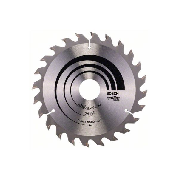 Диск пильный Bosch 165x30x24T OPTILINE (2608640602)