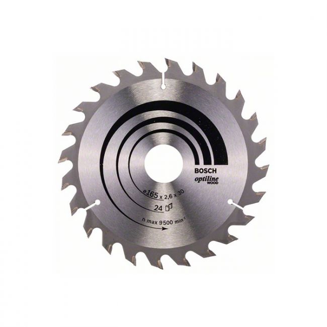 Диск пильный Bosch 165x30x24T OPTILINE (2608640602)