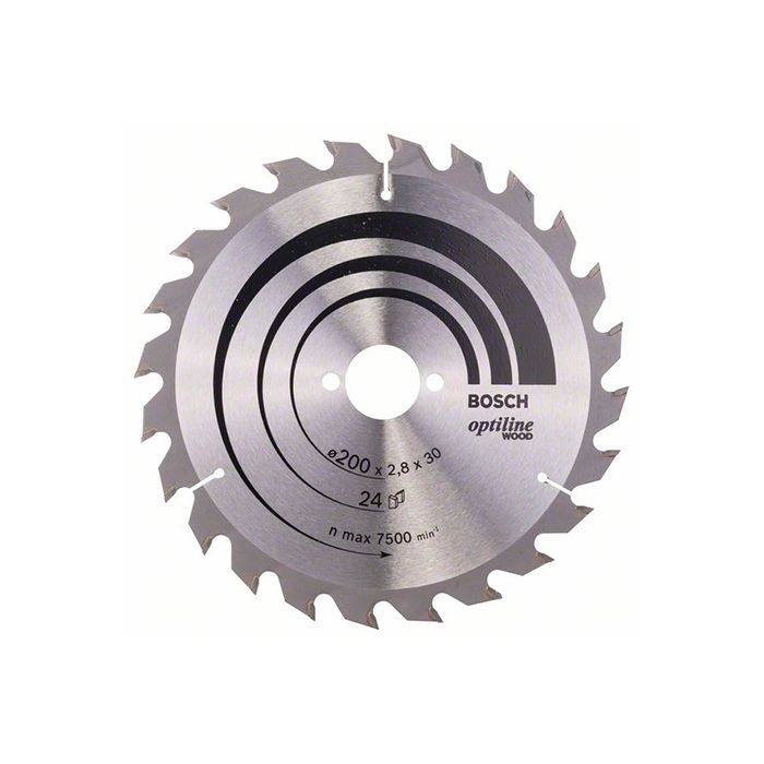 Диск пильный по дереву Bosch 200x30x24T Optiline Wood (2608640618)