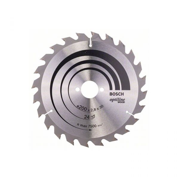 Диск пильный по дереву Bosch 200x30x24T Optiline Wood (2608640618)