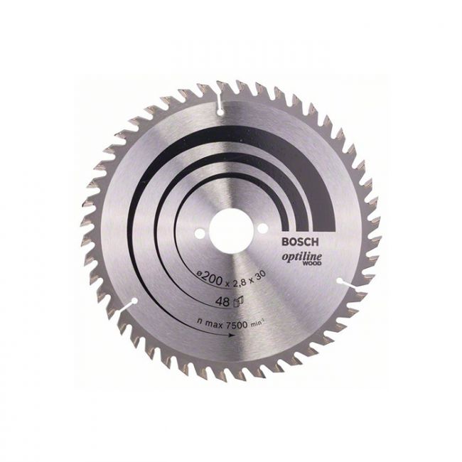 Диск пильный по дереву Bosch 200x30x48T Optiline Wood (2608640620)
