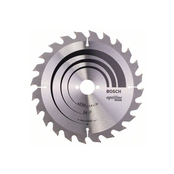 Диск пильный по дереву Bosch 230x30x24T Optiline Wood (2608640627)