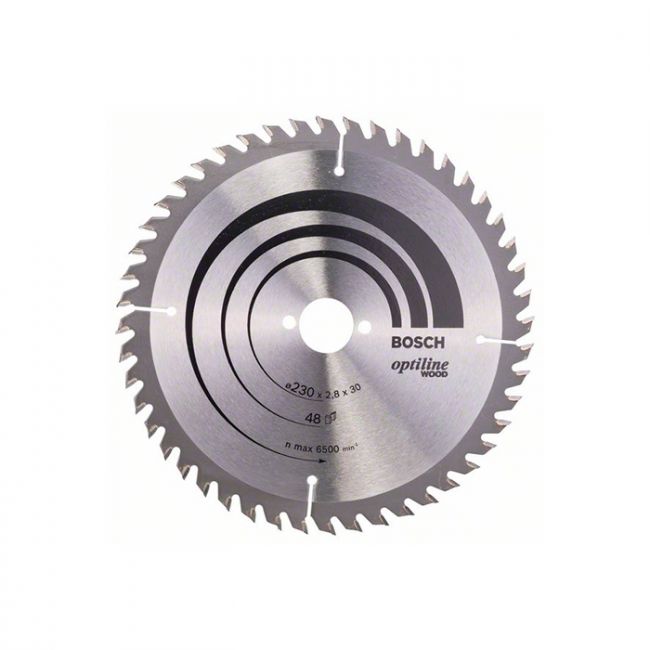 Диск пильный по дереву Bosch 230x30x48T Optiline Wood (2608640629)