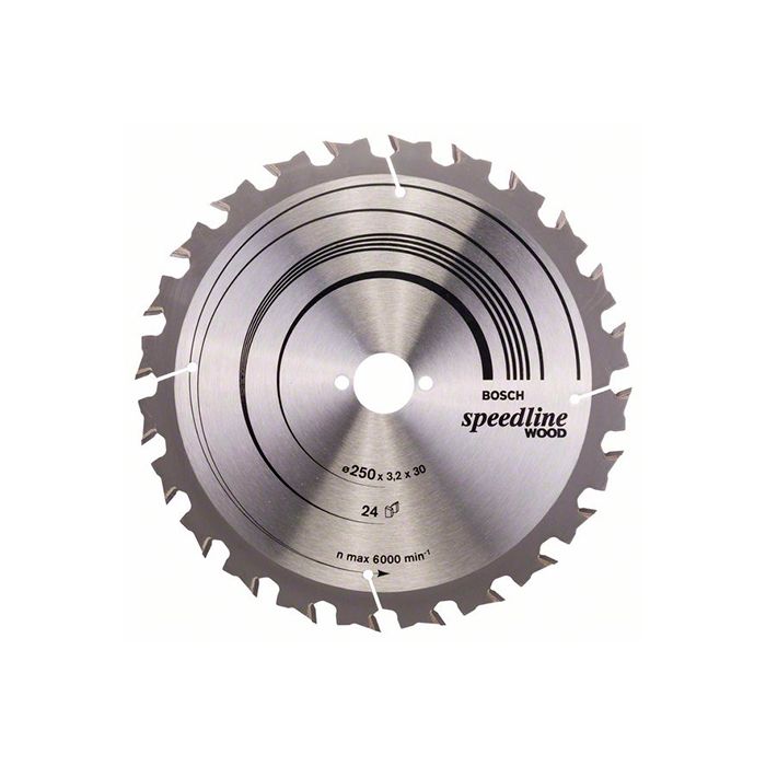 Диск пильный Bosch 250x30x24T SPEEDLINE (2608640680)