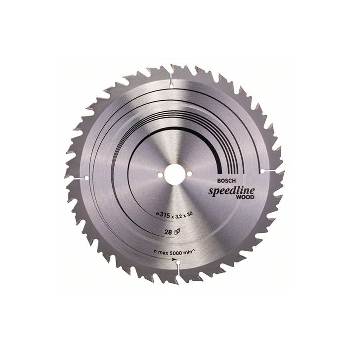 Диск пильный по дереву Bosch 315x30x28T Speedline Wood (2608640682)