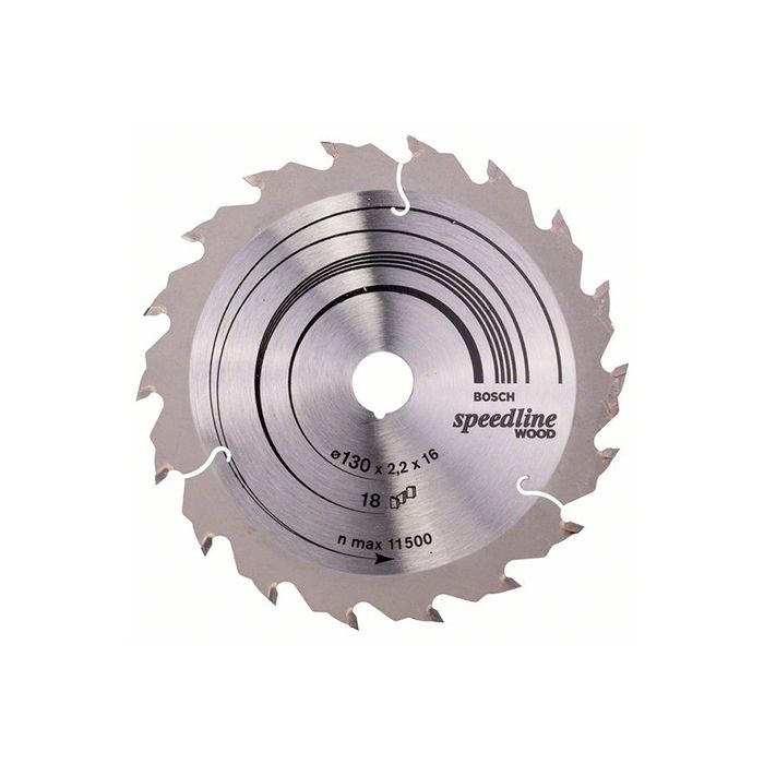 Диск пильный по дереву Bosch 130x16x18T Speedline Wood (2608640775)