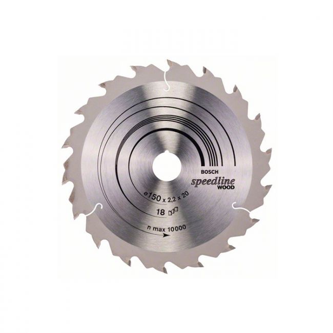Диск пильный по дереву Bosch 150x20x18T Speedline Wood (2608640781)