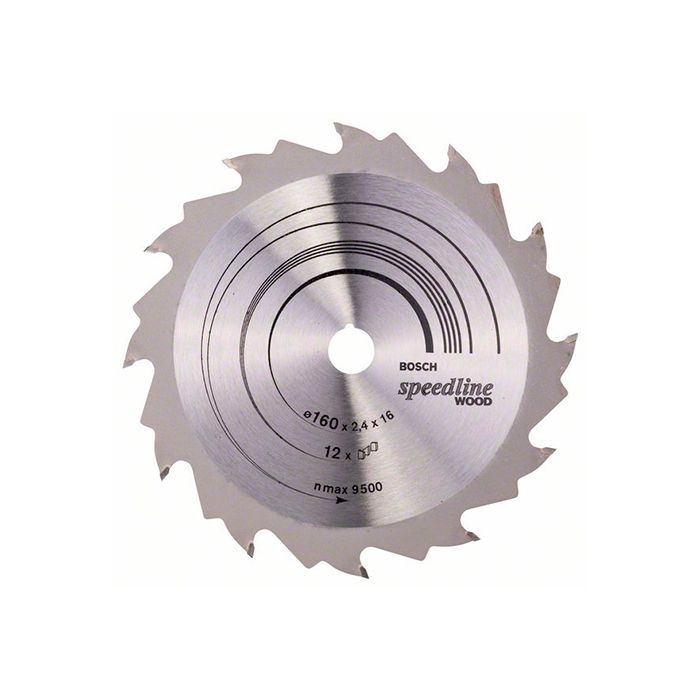 Диск пильный по дереву Bosch 160x16x12T Speedline Wood (2608640784)